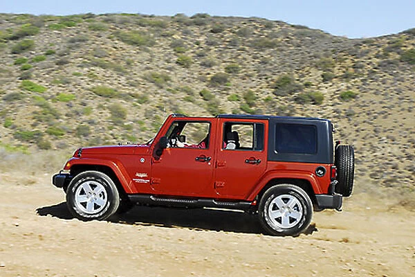 Jeep Wrangler Unlimited Sahara 4x4 2009 orange