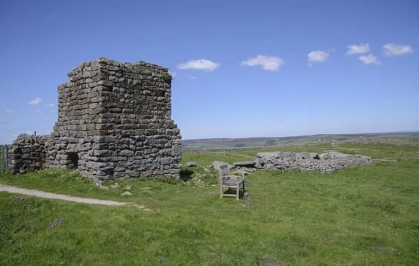 Old lime kiln, Toft Gate Lime Kiln, Greenhow Hill, Nidderdale, Yorkshire Dales, North Yorkshire, England, May