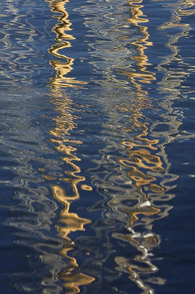 Abstract reflection on water, Rockport, Massachusetts