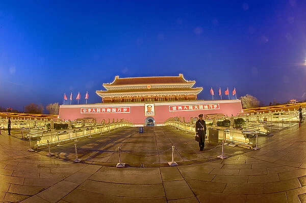 Asia; China; Beijing; Evenig at The Forbidden City