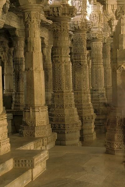 Asia, India, Ranakpur. Jain Temple
