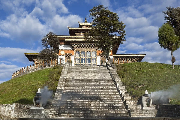 Bhutan, Dochu La, Druk Wangyal Lhakhang Temple
