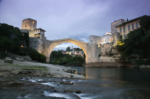 Bosnia-Hercegovina - Mostar. The Old Bridge Stari Most - (b. 1556  /  destroyed