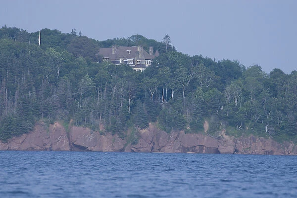 Canada, Nova Scotia, Cape Breton Island, Baddeck. Alexander Graham Bells Canadian home