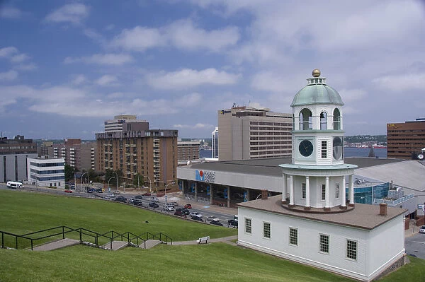 Canada, Nova Scotia, Halifax. Old Town Clock (circa 1803), city landmark located