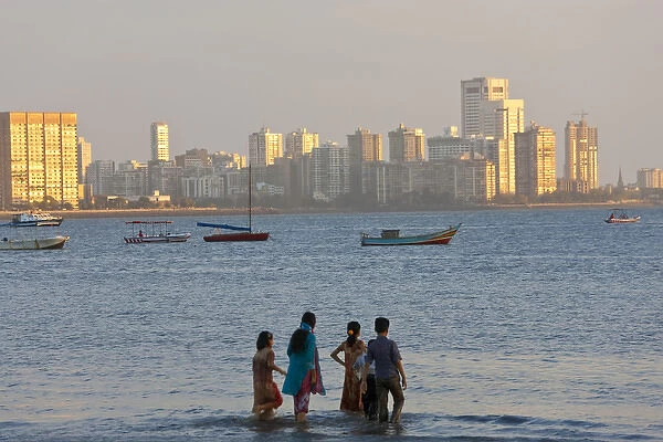 Chowpatty Beach, Mumbai, (Bombay), India