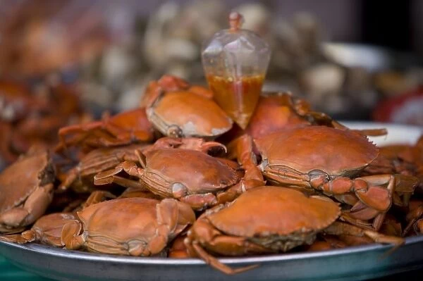 Crabs in Bangkok food Market