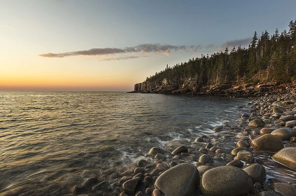 Dawn in Monument Cove in Maines Acadia National Park
