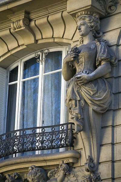 Decoration of a window, Paris, France