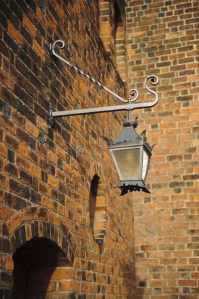 Denmark, Sjaelland, Helsingor. Lantern on Sct. Mariae Church (Priory of our Lady)