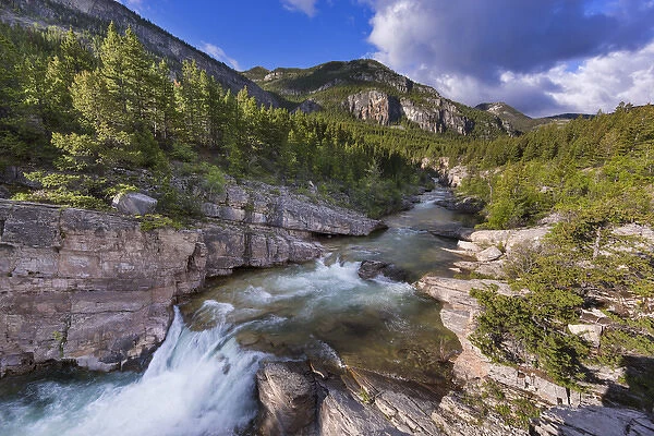 Devils Glen on the Dearborn River in the Lewis and Clark National Forest, Montana, USA
