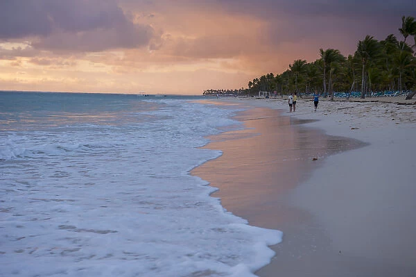 Dominican Republic, Punta Cana, Higuey, Bavaro, Bavaro Beach, sunrise