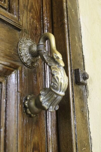 Door handle. Santa Candida property used to belong to the Urquiza family, first president