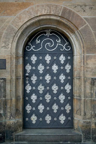 Door in Prague Castle, Prague, Czech Republic
