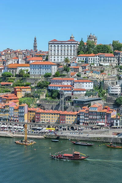 Europe, Portugal, Oporto, Douro River, Rabelo ferry boat