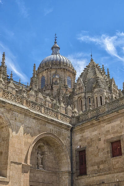 Europe, Spain, Salamanca, cathedral domes