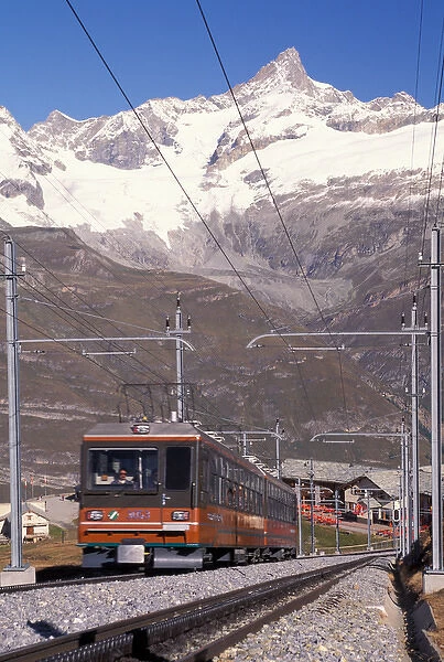 Europe, Switzerland, Zermat Region, Zermat train