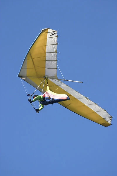 Hang glider, Otago Peninsula, South Island, New Zealand