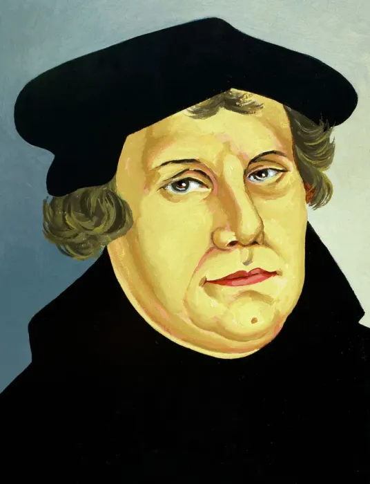 Framed Print : Martin Luther, German Reformer Print