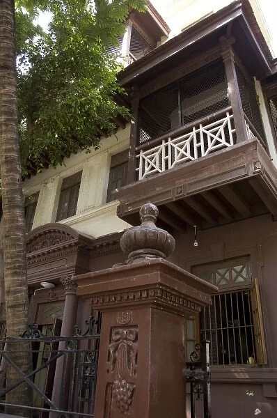 India, state of Maharashtra, Mumbai (aka Bombay). Gandhi Memorial museum & home, exterior