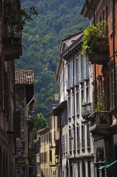ITALY, Como Province, Como. Old town buildings