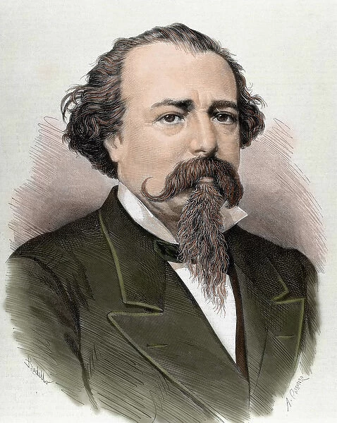 Lopez de Ayala, Adelardo (1828-1879). Poet, playwright and Spanish politician