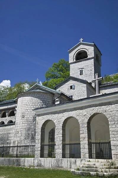 Montenegro, Cetinje. Former Capital of Montenegro, Cetinje Monastery (b. 1484 & rebuilt 1785)