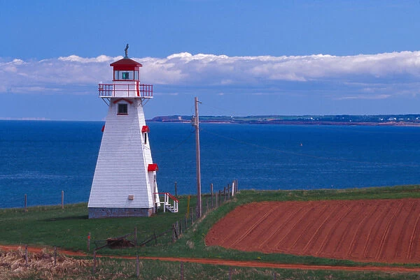 N. A. Canada, Prince Edward Island. Cape Tryon lighthouse