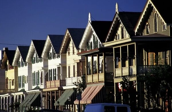 North America, USA, New Jersey, Cape May. Row of beach homes
