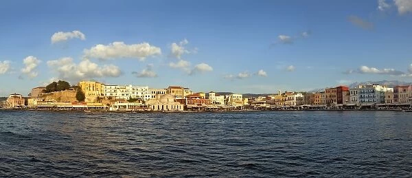 Panoramic view of Chania, Crete, Greece
