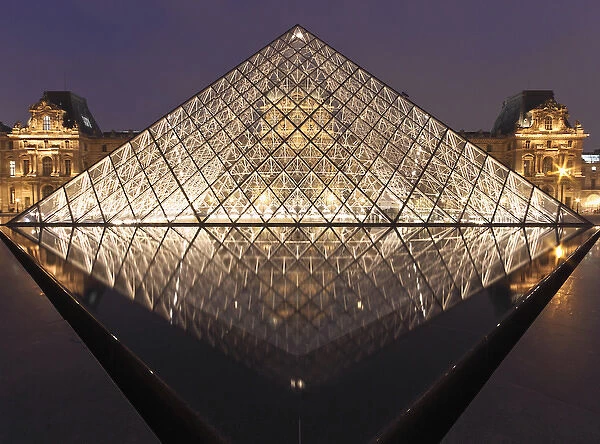 The Pyramide du Louvre, Paris, France