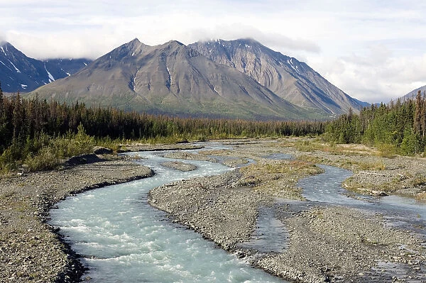Quill Creek in Yukon Territory, Canada, in the Kluane National Park and Reserve. The park