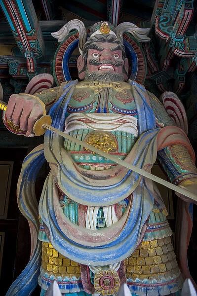 Religious statue in the Bulguksa temple, Unesco world heritage sight Gyeongju, South