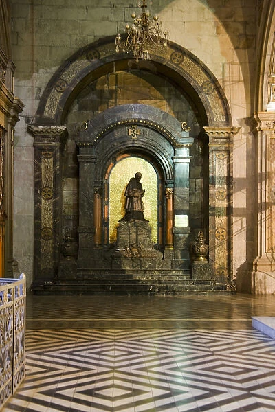 Santiago. Chile. South America. Inside Metropalitan Cathedral (La Catedral Metropolitana)