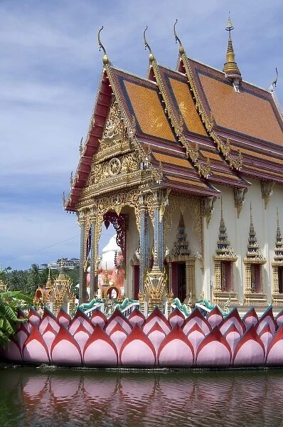 Southeast Thailand, Island of Ko Samui (aka Koh Samui). Wat Plai Laem aka Plai Laem Temple