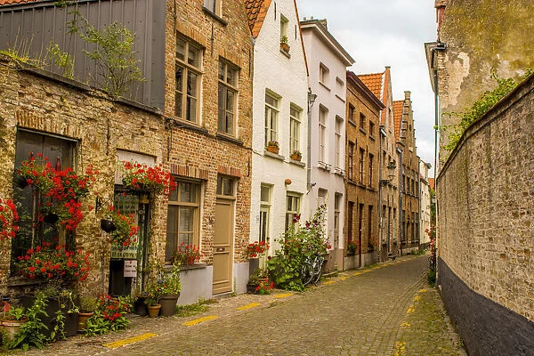 Street scene, Bruges, West Flanders, Belgium