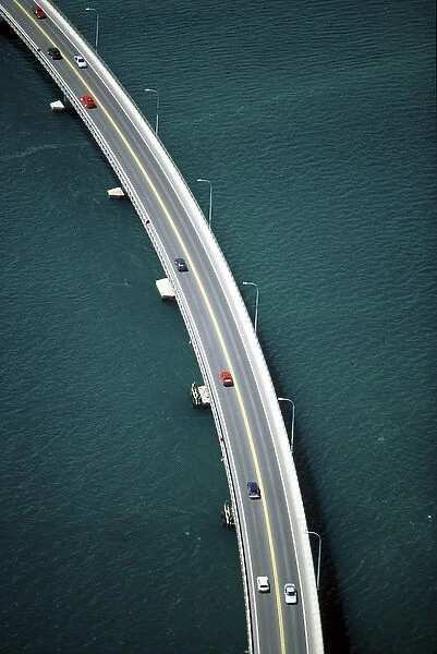 Tauranga - Mount Maunganui Bridge, Tauranga Harbour - aerial