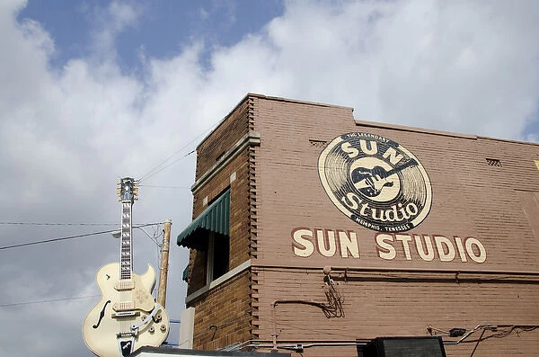 Tennessee, Memphis. Sun Studio, legendary recording studio where Johnny Cash, B. B