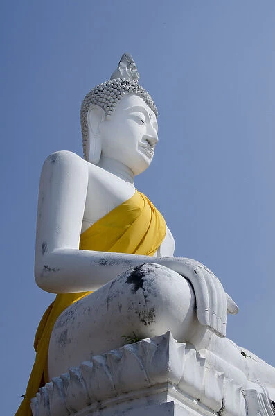 Thailand, Ayutthaya. Wat Phra Chao Phya-thai (aka Wat Yi Chai-mongkol)