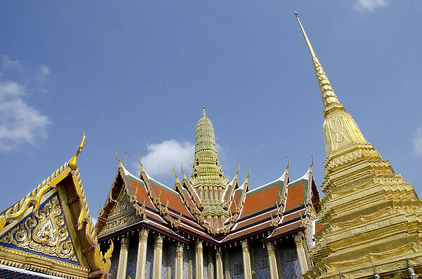 Thailand, Bangkok. The Grand Palace, established in 1782