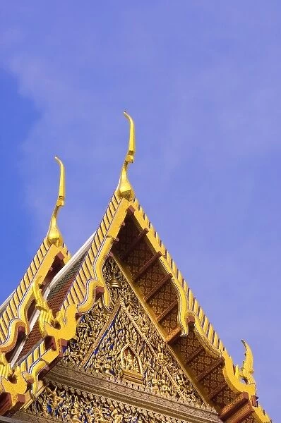 Thailand, Bangkok. Temple of the Emerald Buddha, Grand Palace Bangkok, Thailand