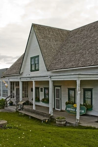 USA, Alaska, Kodiak, Erskine House is the Oldest Russian Structure in the State of Alaska