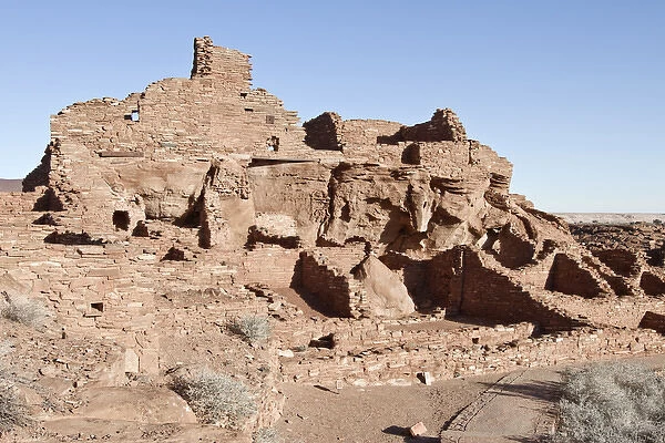 USA, Arizona. Native American ruins at Wupatki National Monument, located in north-central Arizona