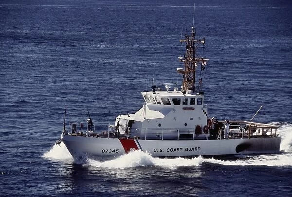 USA. U. S. Coast Guard 87ft Coastal Patrol Boat (WPB 87345) Wahoo cruises