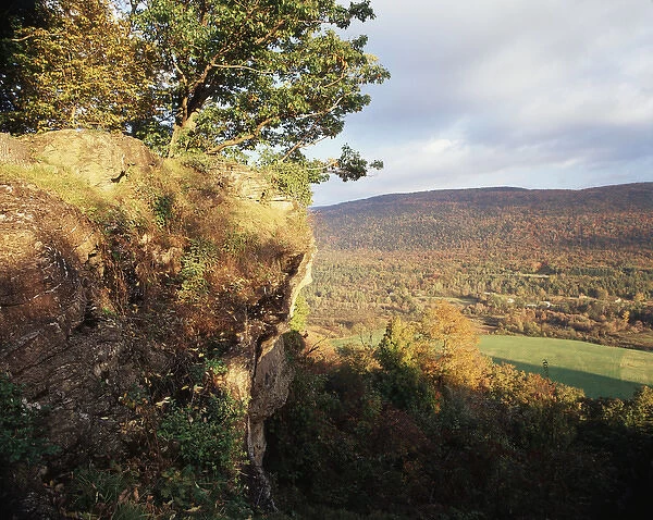 USA, Vermont, Manchester, Autumn view from Hildene