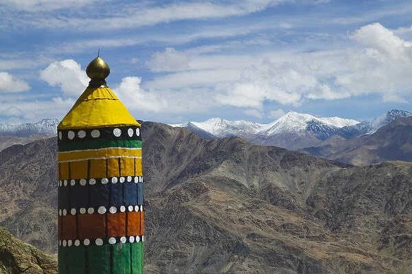 Victoria pole in Hemis Gompa, Leh, Ladakh, India
