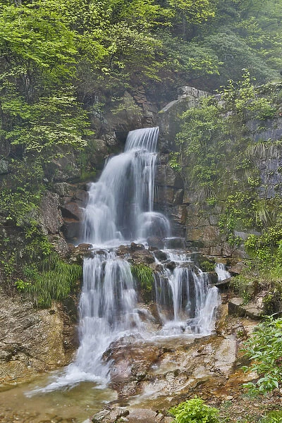 Waterfall in the Yellow Mountains a UNESCO World Heritage Site