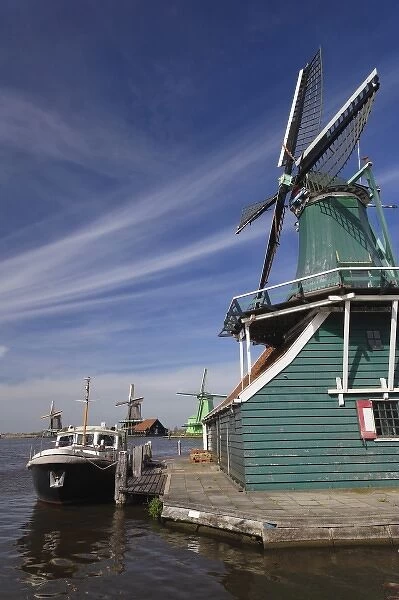 Windmill, Zaanse Schans, Holland, Netherlands