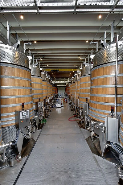 Wine distilling machinery, Castle Banfi, Tuscany, Italy