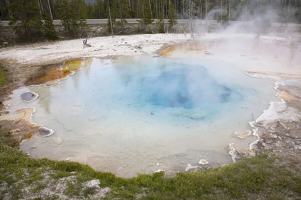 WY, Yellowstone National Park, Fountain Paint Pot, Silex Spring